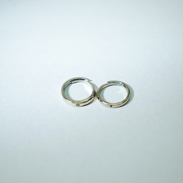Sun and Moon couple ring